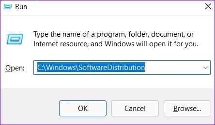 Open-Software-Distribution-Folder-Windows أفضل 6 طرق لإصلاح Windows 11 عالق عند شاشة إعادة تشغيل