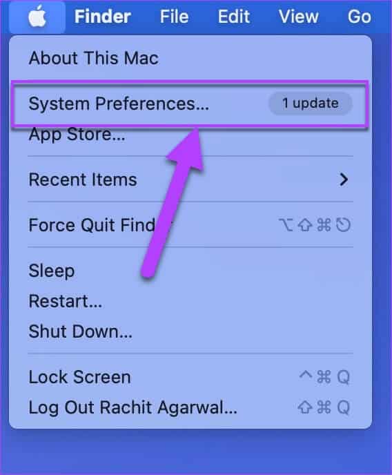 Open-System-Preferences أفضل 8 طرق لإصلاح عدم عمل Sidecar على iPad و Mac
