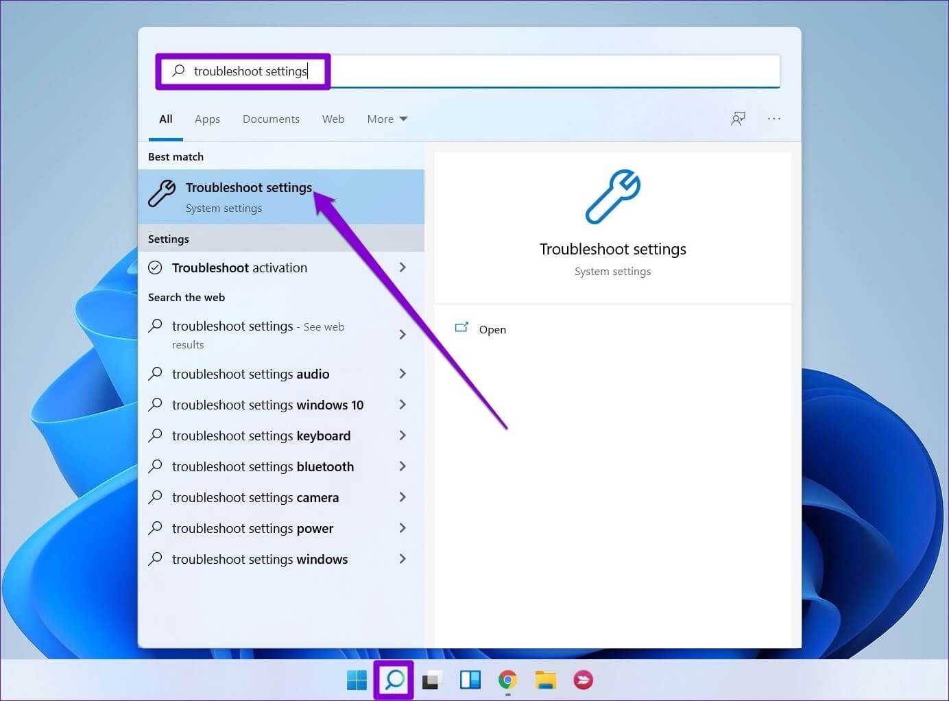 Open-Troubleshoot-Settings أفضل 8 طرق لإصلاح عدم عمل الكاميرا على Discord