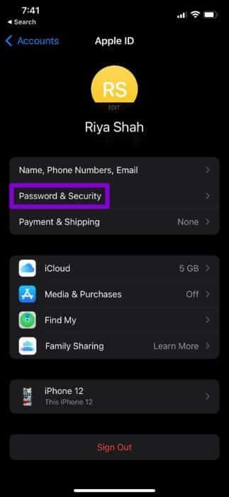 Password-Security أفضل 8 طرق لإصلاح "حدث خطأ أثناء الاتصال بخادم معرف Apple" على iPhone