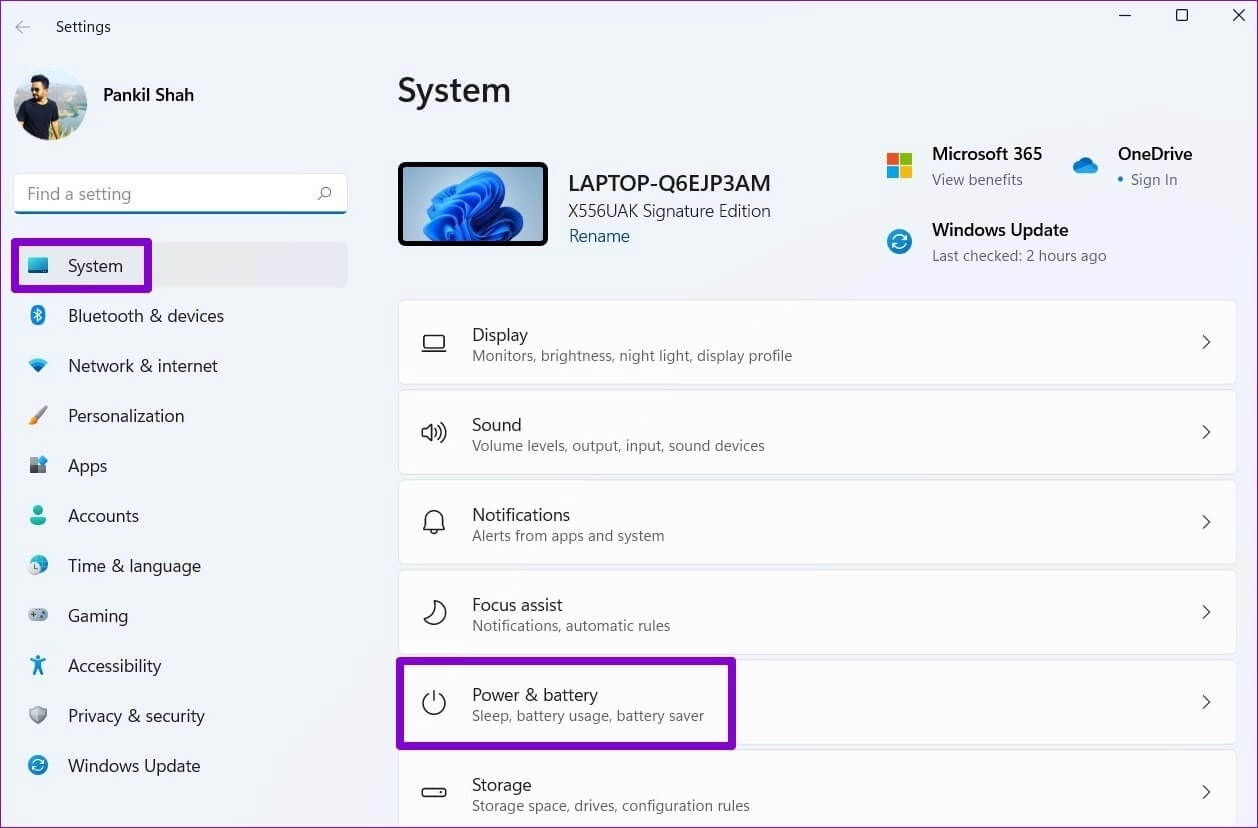 Power-battery-1 أفضل 7 إصلاحات لاستمرار سطح المكتب في التحديث على Windows 11