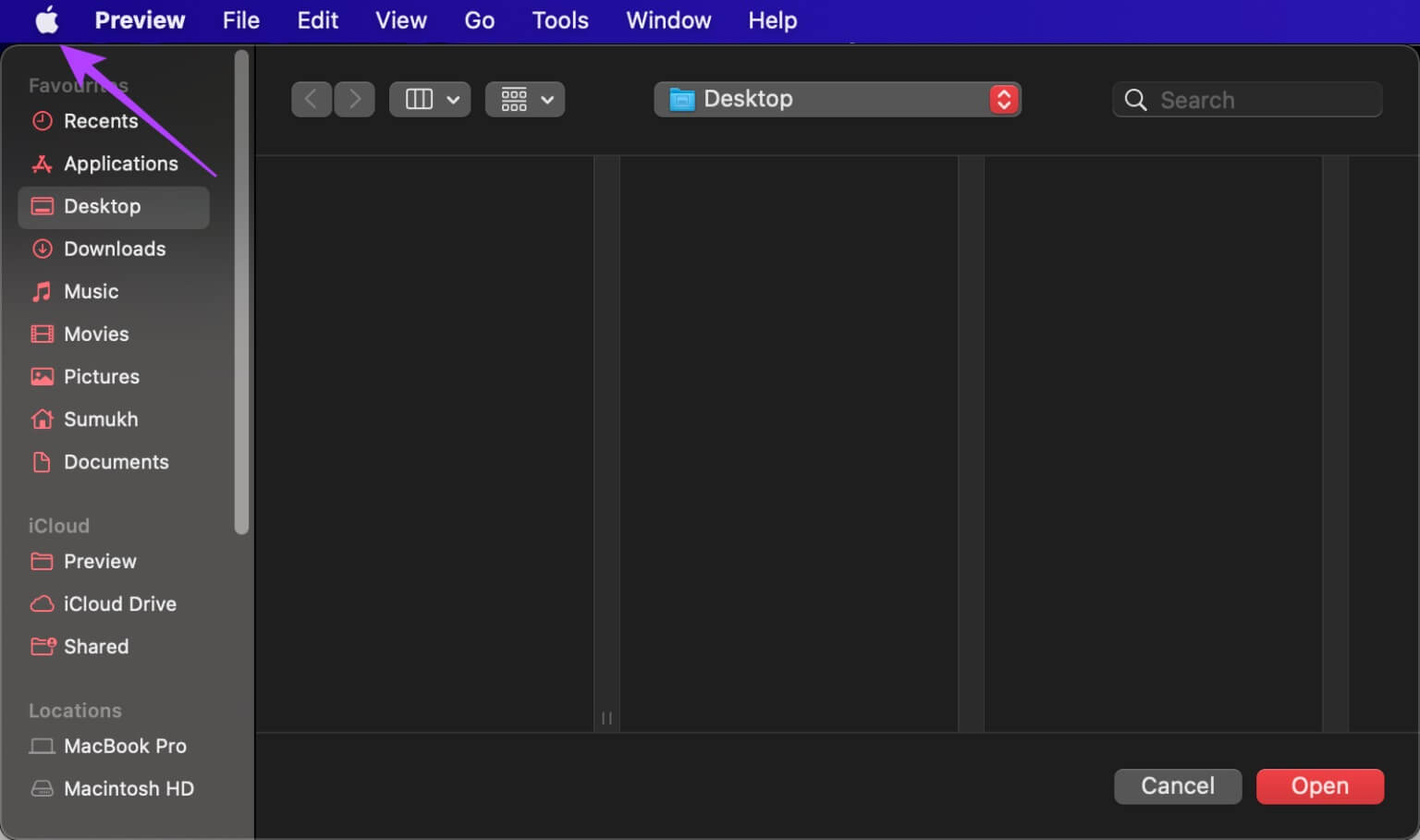Preview-not-working-5-1536x909-1 أفضل 6 طرق لإصلاح عدم عمل المعاينة على Mac