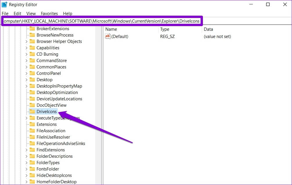 Registry-Editor-3 كيفية تغيير الأيقونات على Windows 11