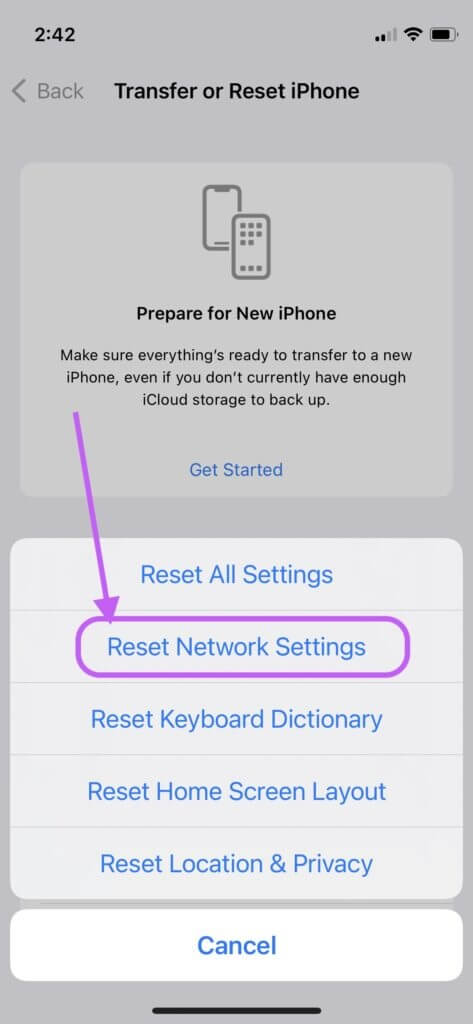 Reset-Network-Settings-4-473x1024-1 أفضل 6 طرق لإصلاح عدم إرسال الصور ومقاطع الفيديو في iMessage