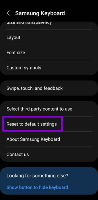 Reset-Samsung-Keyboard-500x1024-1 أفضل 7 طرق لإصلاح عدم عمل لوحة مفاتيح Samsung على هواتف Galaxy