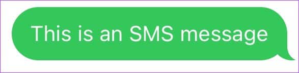SMS-message-bubble أفضل 6 طرق لإصلاح عدم إرسال الصور ومقاطع الفيديو في iMessage