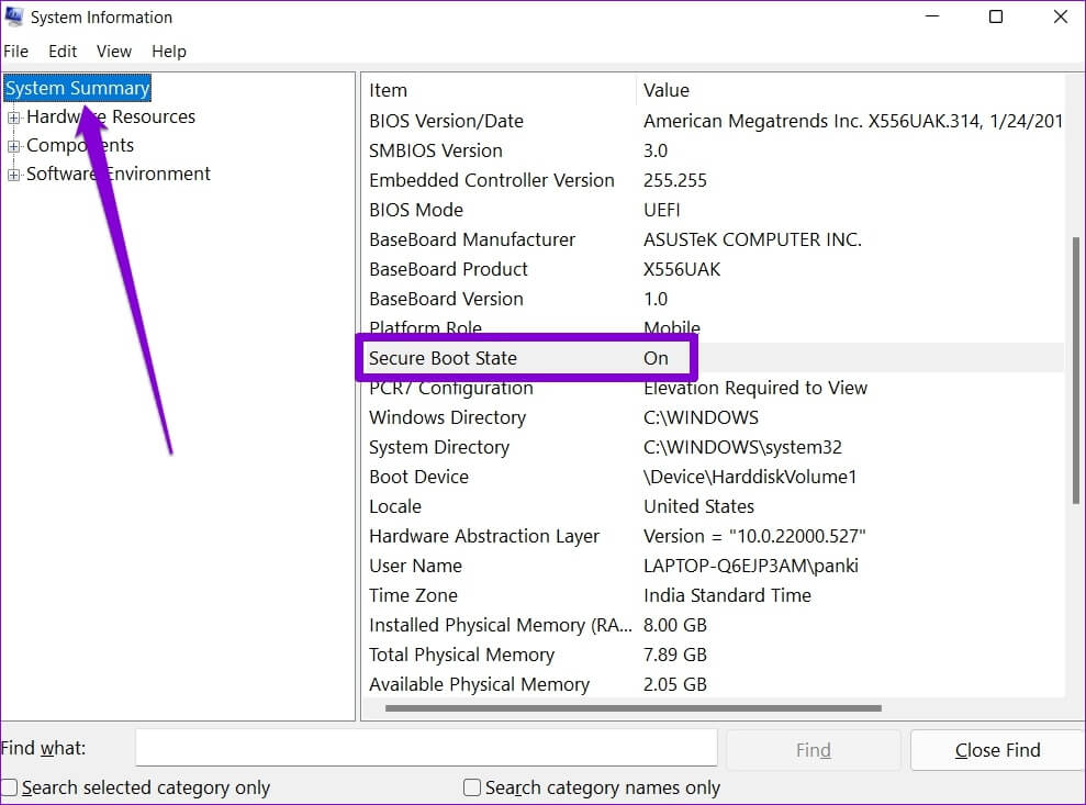 Secure-Boot-State أفضل 6 طرق لإصلاح Windows 11 عالق عند شاشة إعادة تشغيل