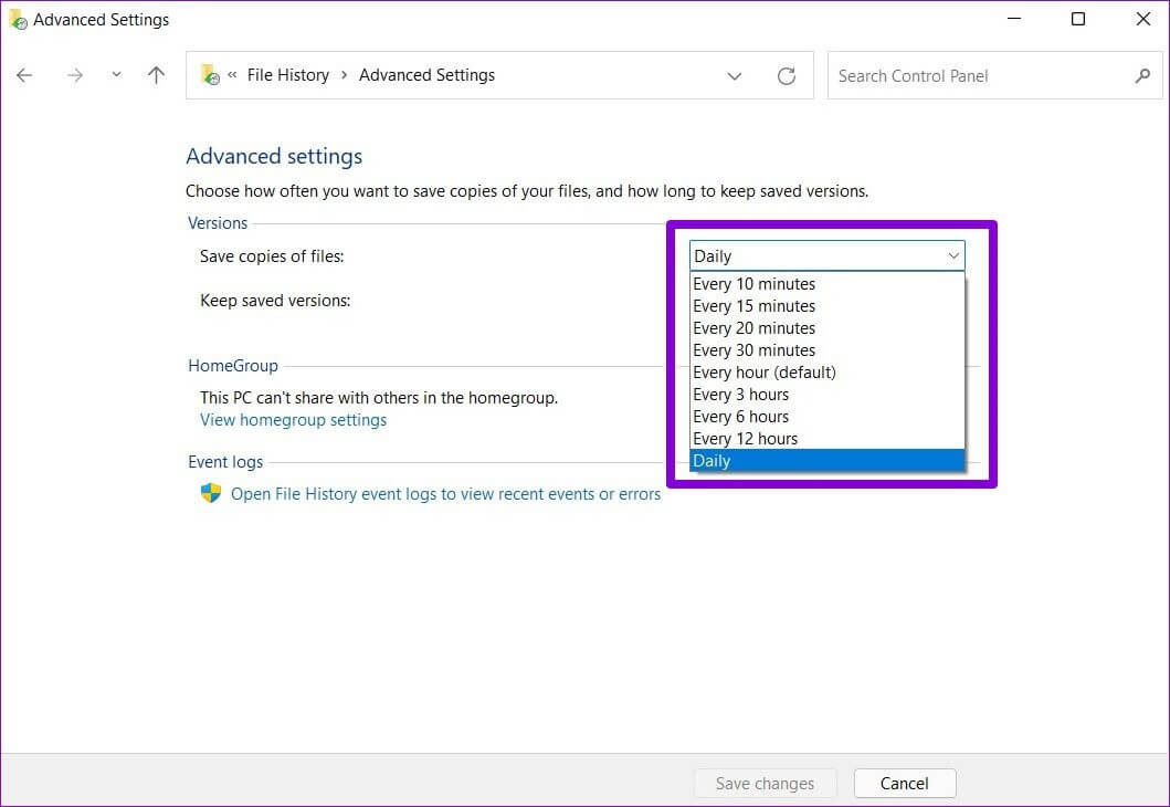 كيفية استخدام محفوظات الملفات للنسخ الاحتياطي واستعادة الملفات على Windows 11 - %categories