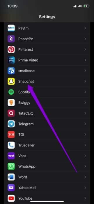 Settings-on-iPhone-2-473x1024-1 أفضل 8 طرق لإصلاح عدم تحميل Snaps على Snapchat