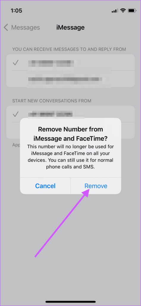 Sign-out-and-sign-back-into-iMessage-4-474x1024-1 أفضل 6 طرق لإصلاح عدم إرسال الصور ومقاطع الفيديو في iMessage