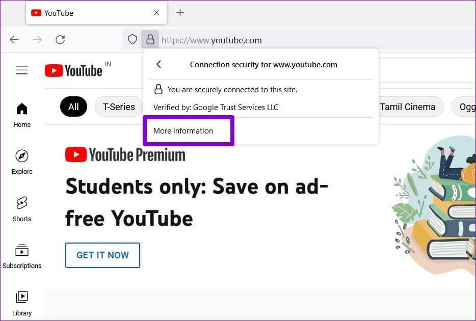 Site-Settings-on-Firefox أهم 7 طرق لإصلاح عدم تشغيل مقاطع الفيديو على Firefox