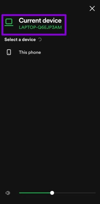 Spotify-Current-Device-500x1024-2 أفضل 9 طرق لإصلاح التوقف المؤقت Spotify على Android و iPhone