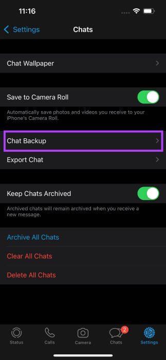Whatsapp-backup-6 كيفية تعطيل النسخ الاحتياطي لدردشات whatsapp على iphone