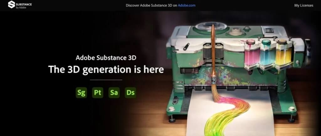 adobe-substance-3d-1024x434-1 26 أفضل برامج النمذجة ثلاثية الأبعاد