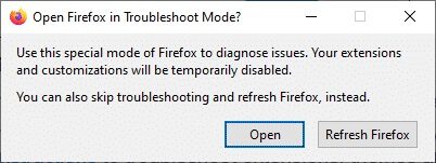 again-confirm-the-prompt-by-clicking-on-open إصلاح Firefox قيد التشغيل بالفعل