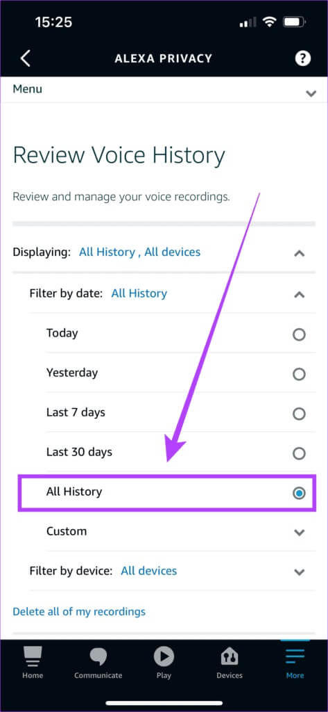 alexa-voice-history-2-473x1024-1 كيفية حذف سجل Alexa الصوتي من أجهزة Echo