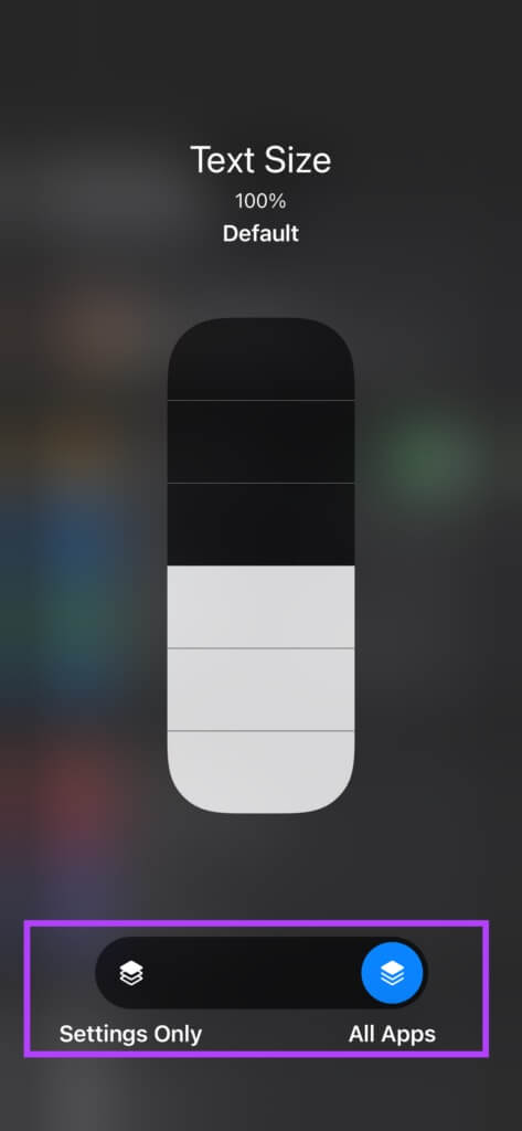 app-text-size-8-473x1024-1 كيفية تغيير حجم نص التطبيق الفردي على iPhone