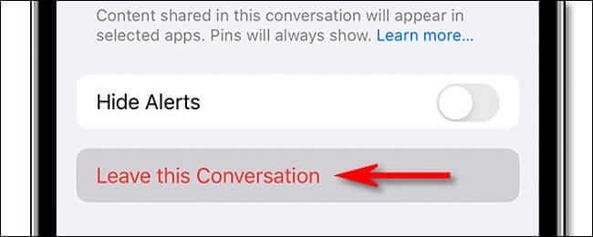 كيفية ترك دردشة جماعية على iPhone على Messages - %categories