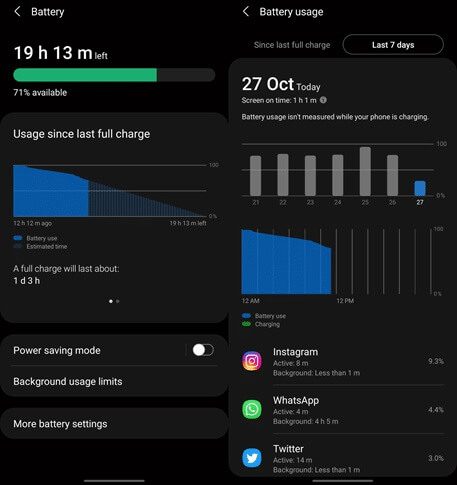 battery-information-normally-available-on-android- كيفية التحقق من صحة البطارية على Android