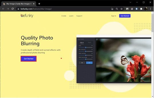 befunky-blur-image-webpage كيفية تعتيم الخلفية في Zoom