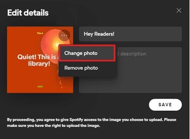 change-photo-in-spotify-app-windows كيفية تغيير صورة قائمة تشغيل Spotify