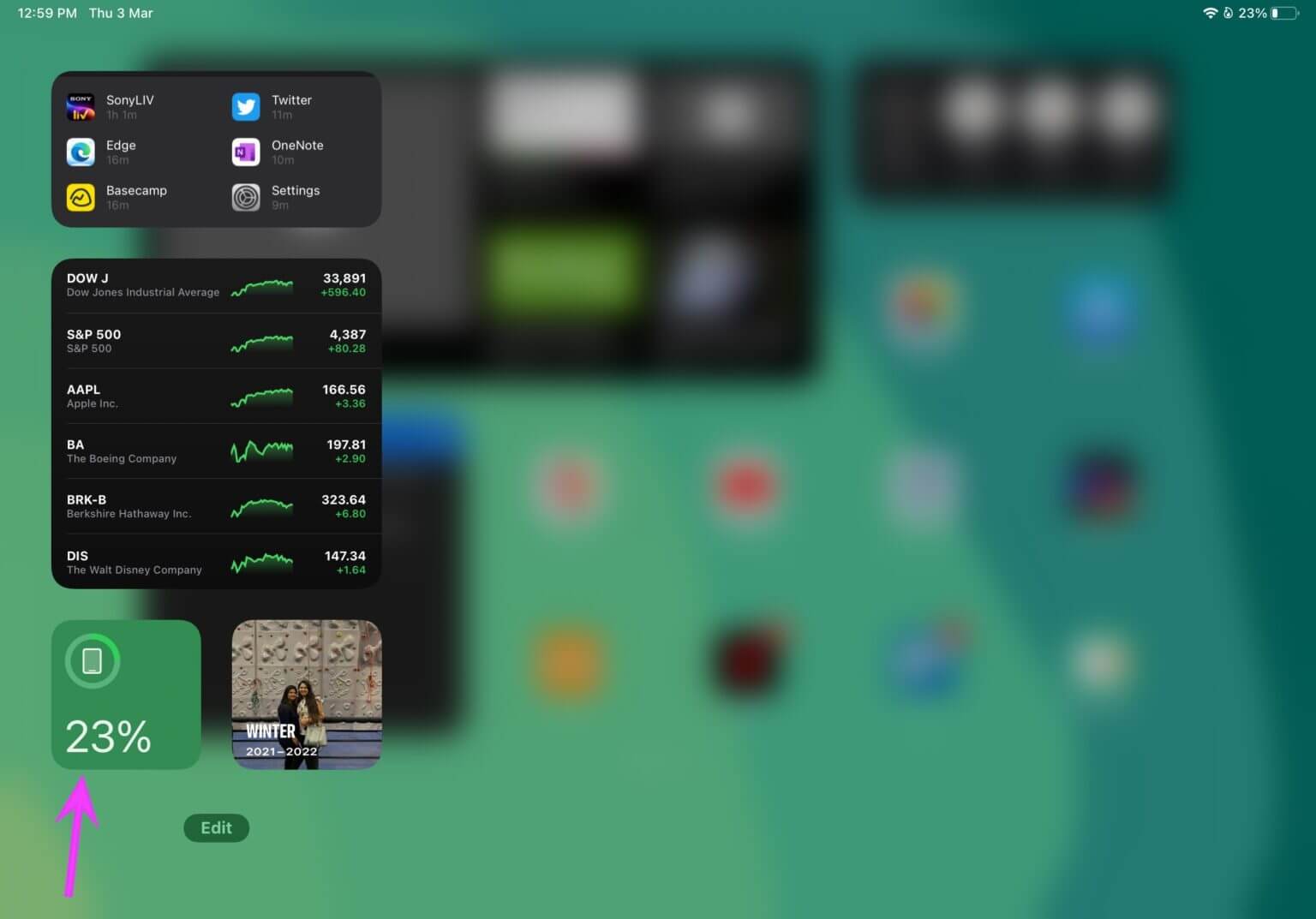 check-battery-widget-fix-Apple-Pencil-not-working-on-iPad-1536x1073-1 أفضل 9 طرق لإصلاح عدم عمل Apple Pencil على iPad