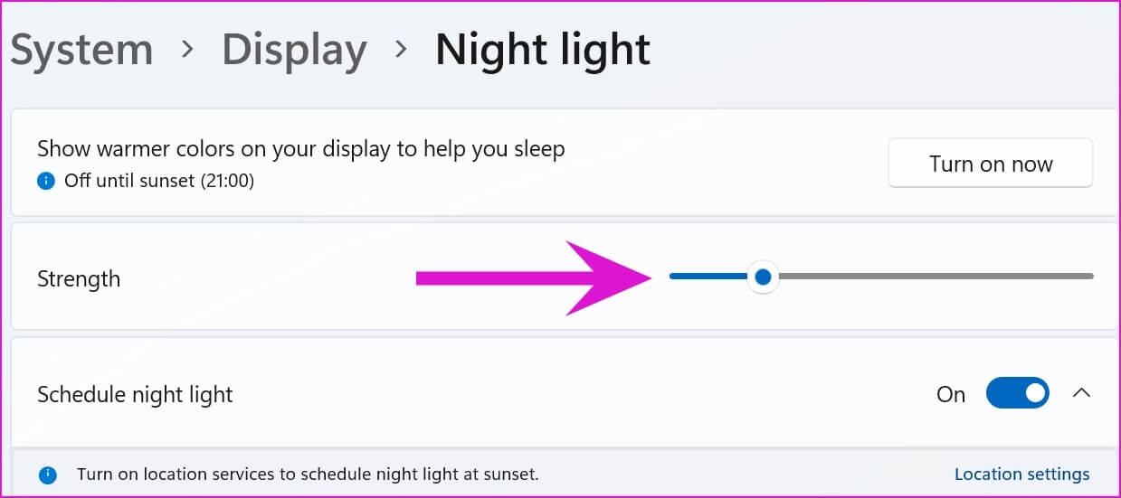أفضل 8 طرق لإصلاح عدم عمل الإضاءة الليلية في Windows 11 - %categories
