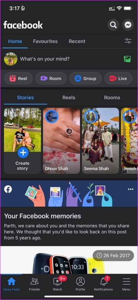 check-stories-in-facebook-Facebook-Messenger-Story-Not-Showing-473x1024-1 أهم 9 طرق لإصلاح عدم ظهور قصة Facebook Messenger على iPhone و Android