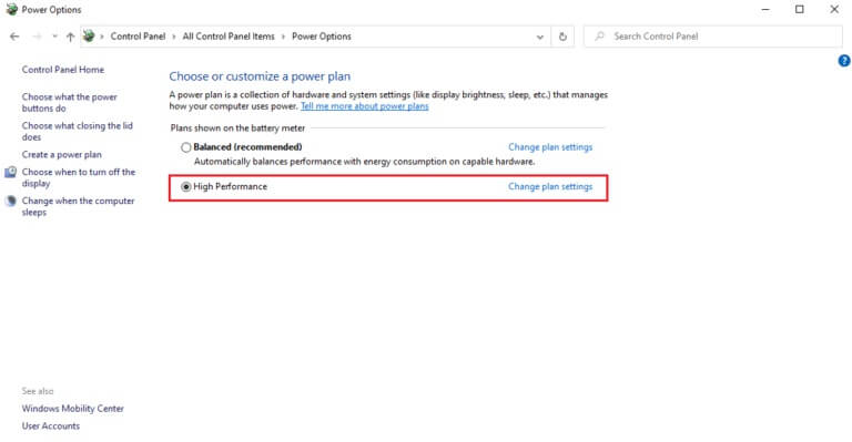 choose-high-performance-on-the-power-plan-768x399-1 إصلاح الاختناق الحراري للكمبيوتر المحمول