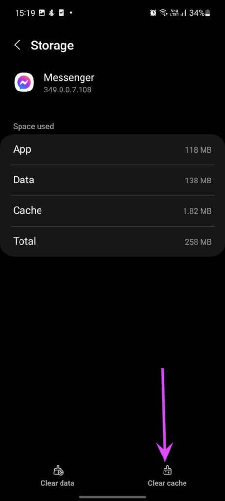 clear-messenger-cache-Facebook-Messenger-Story-Not-Showing-461x1024-1 أهم 9 طرق لإصلاح عدم ظهور قصة Facebook Messenger على iPhone و Android
