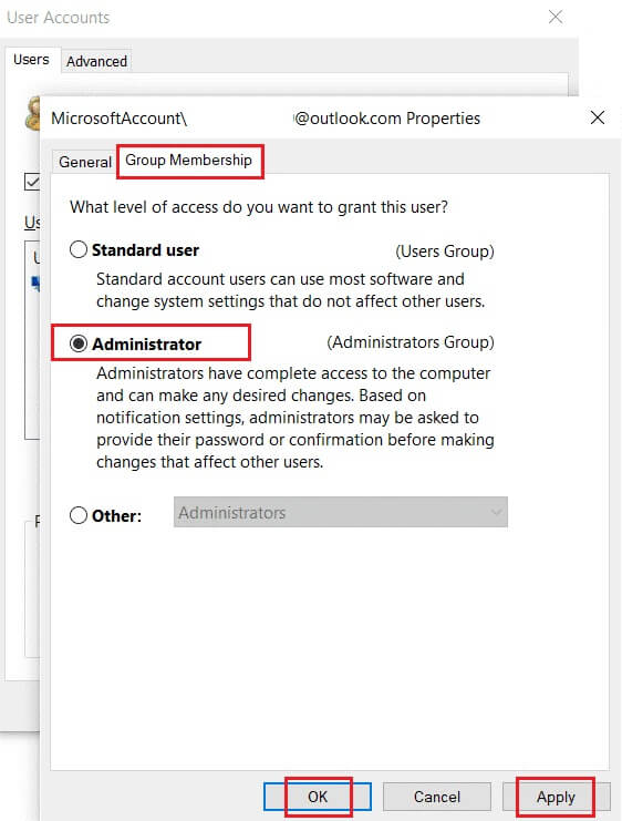click-apply-then-ok-to-save-changes كيفية تغيير Chrome كمتصفح افتراضي