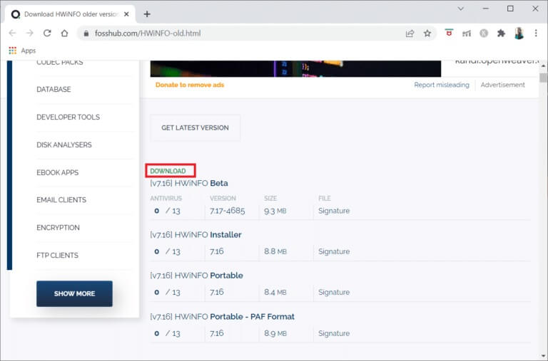 click-download-to-install-v7-16-hwinfo-beta-versio-768x507-1 إصلاح الاختناق الحراري للكمبيوتر المحمول