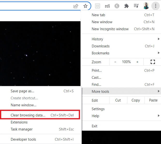 click-on-clear-browsing-data-3 كيفية تغيير Chrome كمتصفح افتراضي