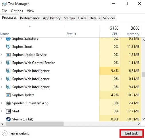 click-on-end-task-9 إصلاح خطأ مستوى 10.0 لميزة DX11