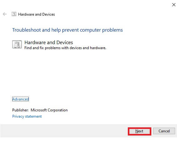 click-on-next-1 إصلاح عدم عمل سطوع Windows 10