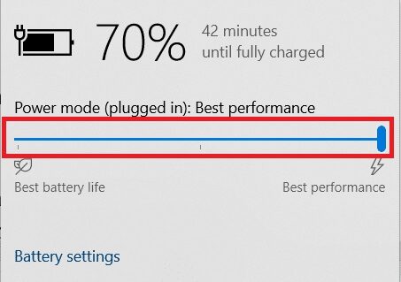 click-on-the-battery-icon-in-the-system-tray-move إصلاح الاختناق الحراري للكمبيوتر المحمول