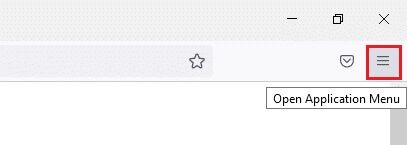 click-on-the-menu-icon-at-the-top-right-corner-of إصلاح Firefox قيد التشغيل بالفعل