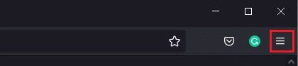 click-on-the-menu-icon إصلاح عدم استجابة Firefox