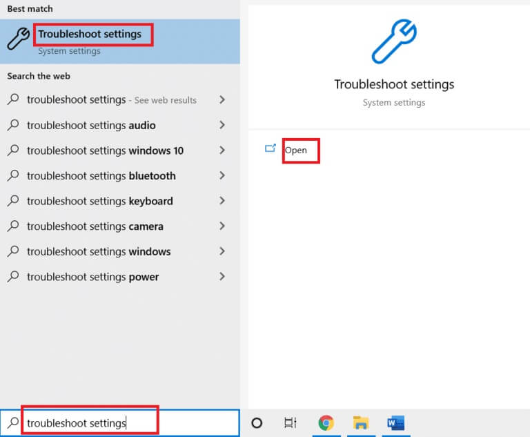 click-on-troubleshoot-settings-768x633-2 إصلاح خطأ اتصال الشبكة 0x00028002