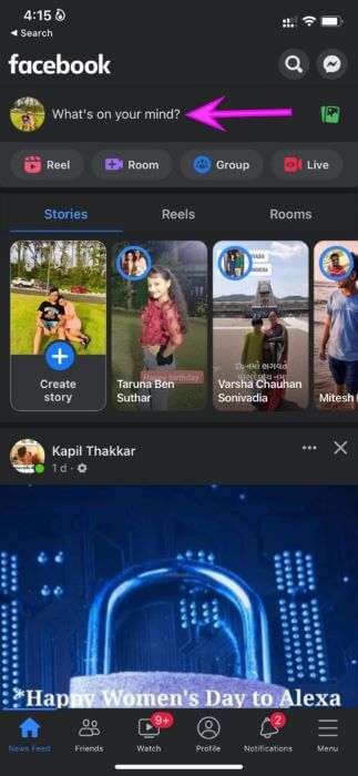 create-post-Cant-Share-My-Facebook-Post-to-Instagram-473x1024-1 إصلاح عدم مشاركة منشورات Facebook على Instagram