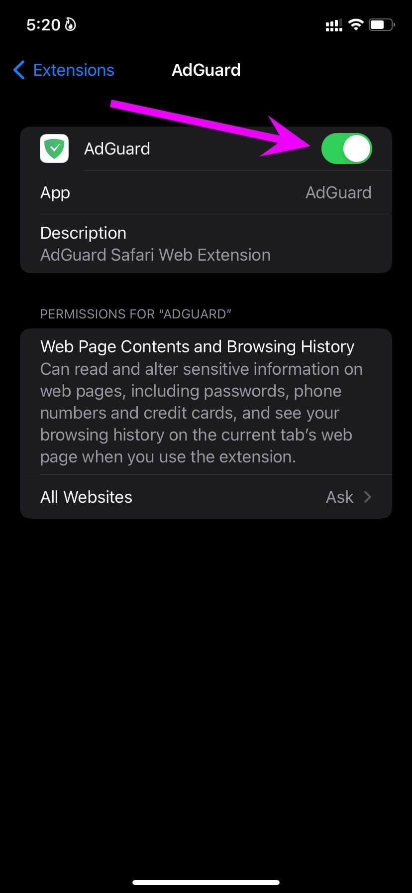 disable-ad-blocker كيفية طلب موقع سطح المكتب على Safari على iPhone و iPad