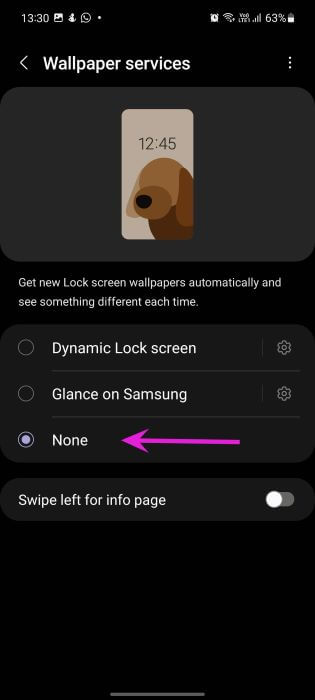 disable-lock-screen-ads-fix-fingerprint-scanner-not-working-on-galaxy-phones أفضل 8 طرق لإصلاح عدم عمل الماسح الضوئي لبصمات الأصابع على هواتف Samsung Galaxy