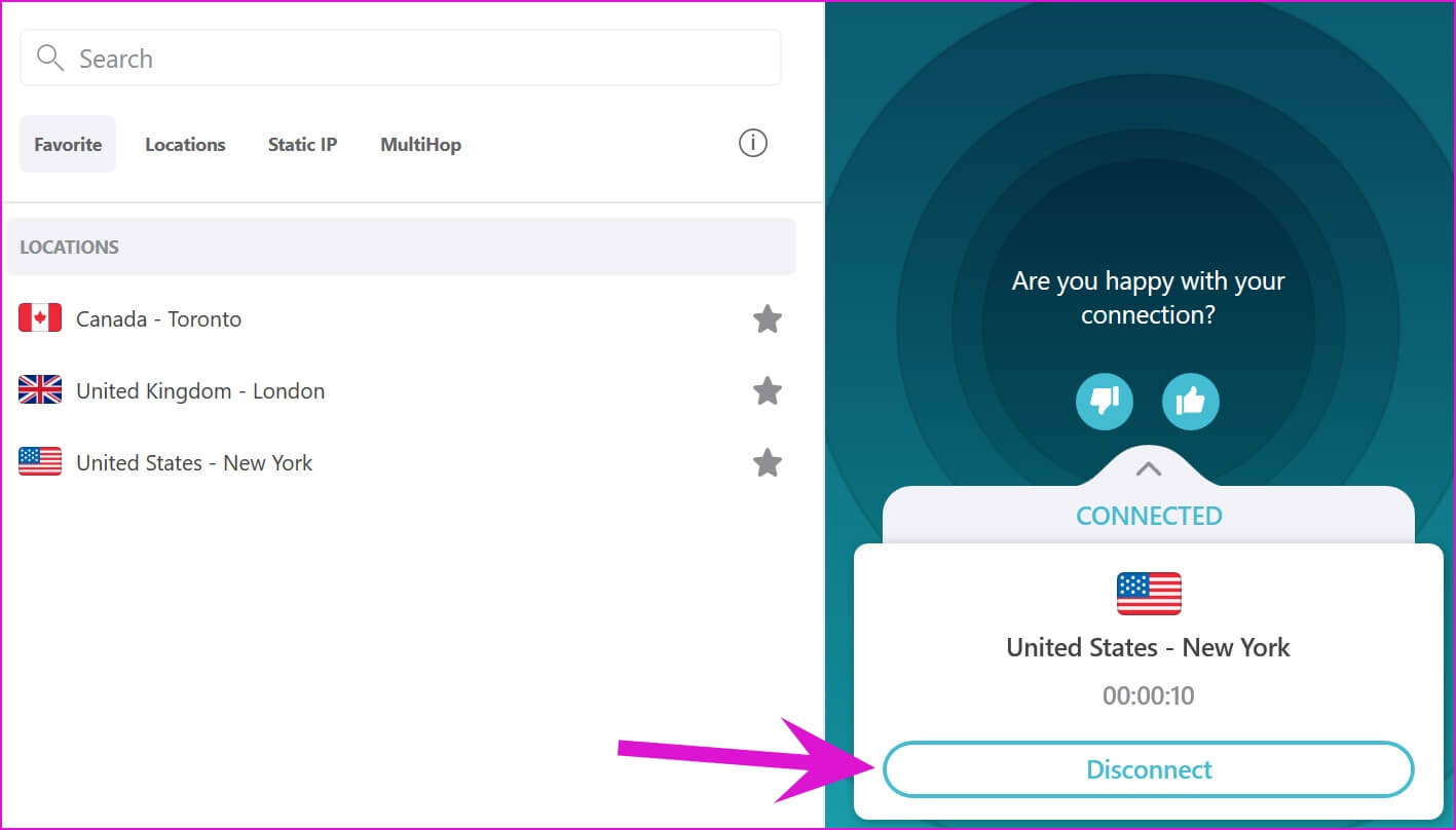 disconnect-VPN-Fix-WhatsApp-Desktop-QR-Code-Not-Loading-or-Working أفضل 9 طرق لإصلاح عدم تحميل أو عدم عمل رمز QR في WhatsApp على سطح المكتب