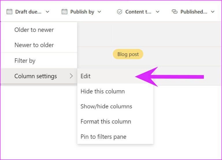 edit-column-768x555-1 أفضل 10 نصائح وحيل في قوائم Microsoft لاستخدامها بكفاءة
