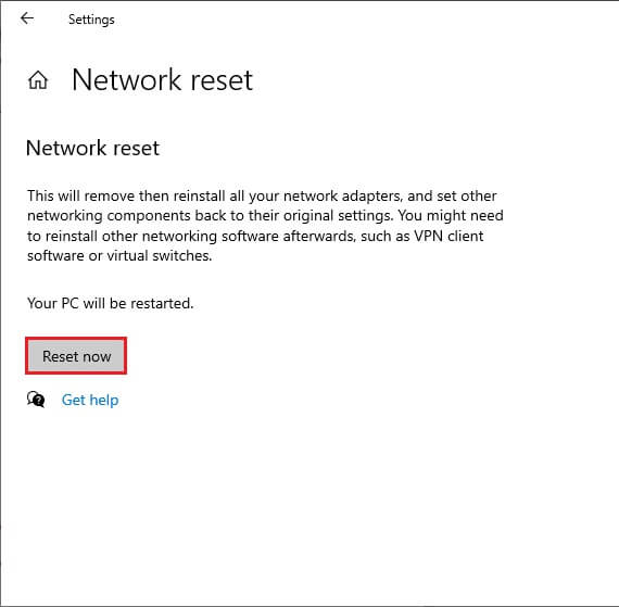 finally-confirm-the-prompt-by-clicking-on-reset-n-1 إصلاح خطأ اتصال الشبكة 0x00028002