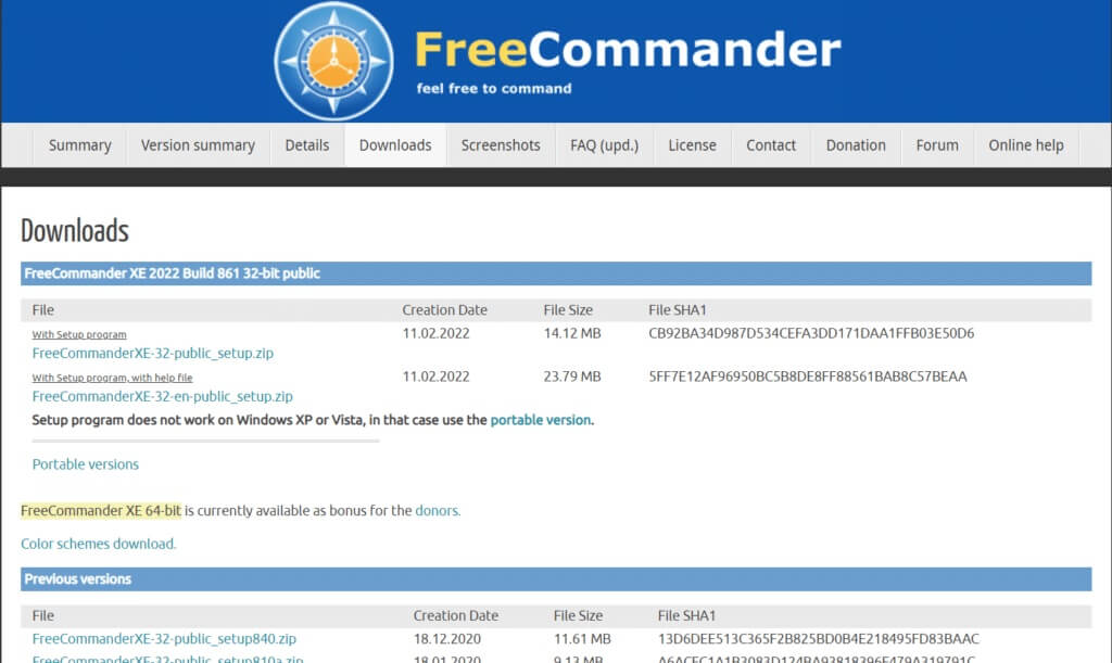 free-commander-1024x611-1 19 أفضل مدير ملفات مجاني لنظام التشغيل Windows