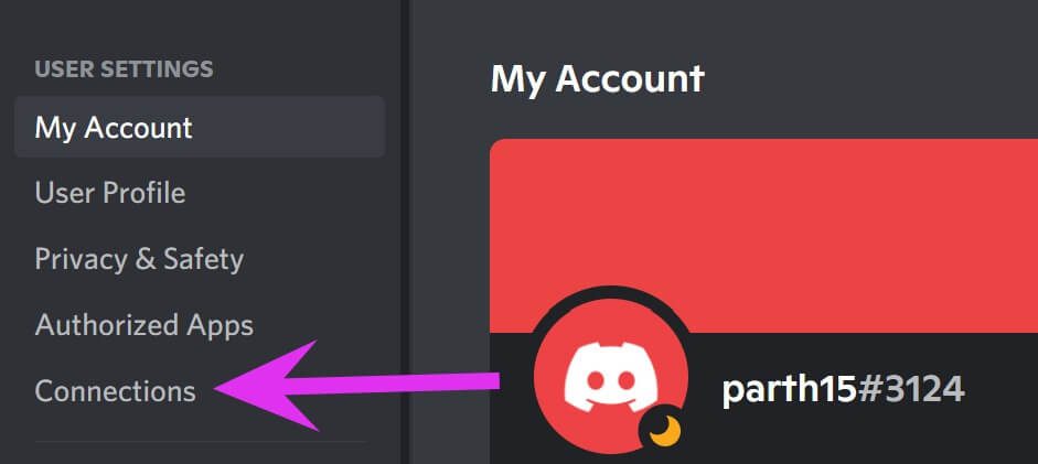 go-to-connections-menu-connect-PSN-account-to-Discord كيفية توصيل حساب PlayStation Network الخاص بك بـ Discord