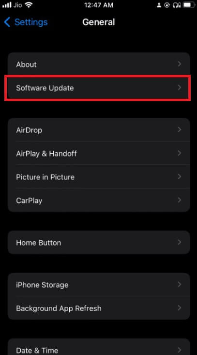 go-to-software-update إصلاح خطأ فشل التحقق عند الاتصال بخادم معرف Apple