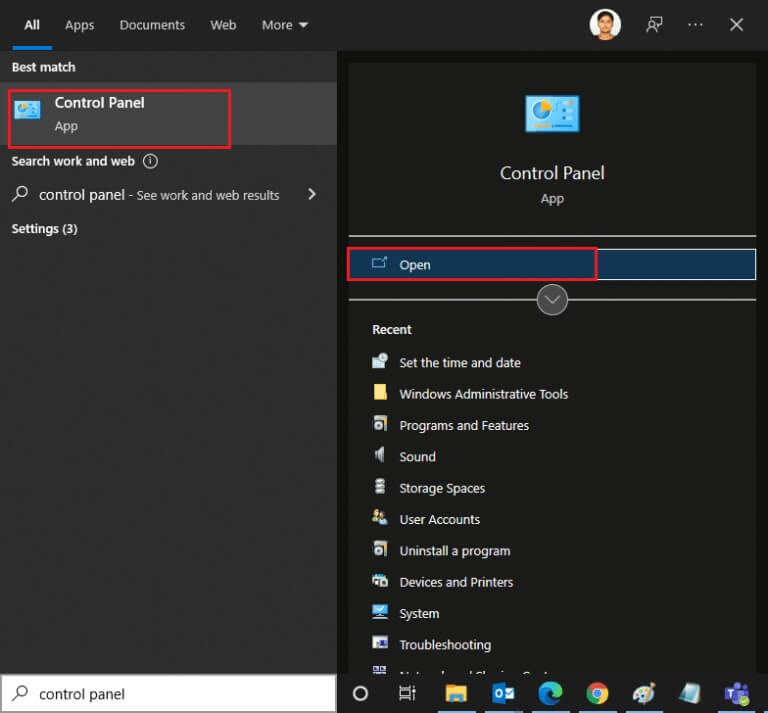 hit-the-windows-key-and-type-control-panel-and-ope-768x713-1 إصلاح رمز الخطأ 5003 Zoom غير قادر على الاتصال