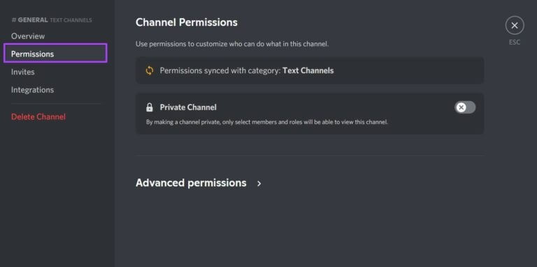 كيفية قفل قناة Discord على سطح المكتب والجوال - %categories